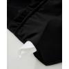 imageSUUKSESS Women Sexy Mesh Tummy Control Swimsuit Push Up High Waisted Bathing Suit10 Black White Polka Dots