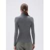 imageSUUKSESS Women Turtleneck Cashmere Sweater Long Sleeve Shirts Fall Basic Thermal Tops Winter ClothesWarm Gray