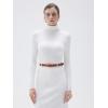 imageSUUKSESS Women Turtleneck Cashmere Sweater Long Sleeve Shirts Fall Basic Thermal Tops Winter ClothesWhite