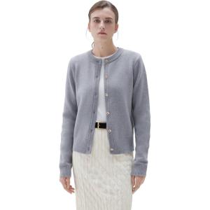 imageSUUKSESS Women Chunky Cashmere Cardigan Sweaters Trendy Fall Fashion Button Up Long Sleeve Knit OutfitsGray