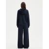 imageSUUKSESS Women 2 Piece Sets 2025 Oversized Hoodie Sweatshirt Wide Leg Sweatpants07 Navy Blue