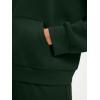 imageSUUKSESS Women 2 Piece Sets 2025 Oversized Hoodie Sweatshirt Wide Leg Sweatpants08 Deep Green