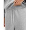 imageSUUKSESS Women 2 Piece Sets 2025 Oversized Hoodie Sweatshirt Wide Leg Sweatpants11 Grey