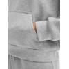 imageSUUKSESS Women 2 Piece Sets 2025 Oversized Hoodie Sweatshirt Wide Leg Sweatpants11 Grey