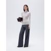 imageSUUKSESS Women Cashmere Turtleneck Long Sleeve Shirt Fitted Fall Basic Thermal Tops Fall FashionGray