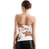 imageSUUKSESS Women Double Lined Going Out Trendy Tube Tops Side Split Sexy Tank Tops15 Maple Leaf