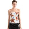imageSUUKSESS Women Double Lined Going Out Trendy Tube Tops Side Split Sexy Tank Tops15 Maple Leaf