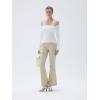 imageSUUKSESS Women Padded Off The Shoulder Tops Double Lined Going Out Fitted Basic Fall ShirtsSnow White
