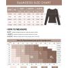 imageSUUKSESS Women Sexy V Neck Long Sleeve Shirts Double Lined Wrap Going Out TopsRed