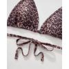 imageSUUKSESS Women Sexy Thong String 2 Piece Bikini Set Cheeky Halter Swimsuit71 Cheetah