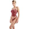 imageSUUKSESS Women Sexy Square Neck Tank Top Summer Y2K Going Out Basic Cami ShirtCarmine Red