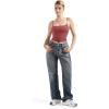 imageSUUKSESS Women Sexy Square Neck Tank Top Summer Y2K Going Out Basic Cami ShirtCarmine Red