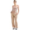 imageSUUKSESS Women Sexy Square Neck Tank Top Summer Y2K Going Out Basic Cami ShirtMilky Brown