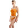 imageSUUKSESS Women Sexy Square Neck Tank Top Summer Y2K Going Out Basic Cami ShirtOrange