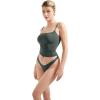 imageSUUKSESS Women Sexy Square Neck Tank Top Summer Y2K Going Out Basic Cami ShirtSage Green