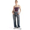 imageSUUKSESS Women Sexy Square Neck Tank Top Summer Y2K Going Out Basic Cami ShirtTaro Purple