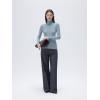 imageSUUKSESS Women Cashmere Turtleneck Long Sleeve Shirt Fitted Fall Basic Thermal Tops Fall FashionAsh Blue