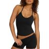imageSUUKSESS Women Sexy Workout Sets Padded Sports Bra High Waisted Shorts Outfits01 Black