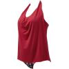 image:imageSUUKSESS Women Halter Tankini Swimsuit High Waist Cowl Neck Bathing Suit 2 Piece171 Red Floral