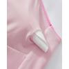 image:imageSUUKSESS Women Tummy Control Tankini Swimsuits with Skirt Backless Bathing SuitPink