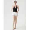 image:imageSUUKSESS Women Double Lined Halter Tank Top Summer Padded Going Out Tops Sleeveless Basic Shirts01 Black