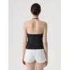 image:imageSUUKSESS Women Double Lined Halter Tank Top Summer Padded Going Out Tops Sleeveless Basic Shirts01 Black