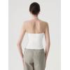 image:imageSUUKSESS Women Double Lined Halter Tank Top Summer Padded Going Out Tops Sleeveless Basic Shirts02 White