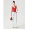 image:imageSUUKSESS Women Double Lined Halter Tank Top Summer Padded Going Out Tops Sleeveless Basic Shirts05 Red