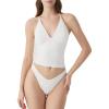 image:imageSUUKSESS Women Double Lined Halter Tank Top Summer Padded Going Out Tops Sleeveless Basic Shirts02 White