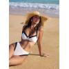 image:imageSUUKSESS Women Color Block Underwire Bikini Sets Cheeky High Cut 2 Piece SwimsuitWhite Black
