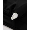image:imageSUUKSESS Women High Waisted Bikini Sets High Neck Sporty Two Piece Swimsuits170 Black White