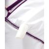 image:imageSUUKSESS Women One Piece Tummy Control Swimsuit Deep V Neck Cutout Bathing SuitDeep Purple