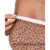 image:imageSUUKSESS Women One Piece Tummy Control Swimsuit Strapless Bandeau Bathing SuitLeopard