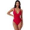 image:imageSUUKSESS Women Sexy Low Back One Piece Swimsuit Slimming Tummy Control Bathing Suit180 Red