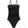 image:imageSUUKSESS Women Sexy One Piece Swimsuit Tummy Control Square Neck Bathing Suit154 Black
