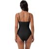 image:imageSUUKSESS Women Sexy One Piece Swimsuit Tummy Control Square Neck Bathing Suit154 Black