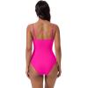image:imageSUUKSESS Women Sexy One Piece Swimsuit Tummy Control Square Neck Bathing Suit154 Hot Pink