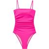 image:imageSUUKSESS Women Sexy One Piece Swimsuit Tummy Control Square Neck Bathing Suit154 Hot Pink
