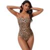 image:imageSUUKSESS Women Sexy One Piece Swimsuit Tummy Control Square Neck Bathing Suit154 Leopard