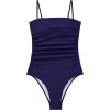 image:imageSUUKSESS Women Sexy One Piece Swimsuit Tummy Control Square Neck Bathing Suit154 Navy Blue