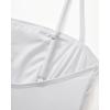 image:imageSUUKSESS Women Sexy One Piece Swimsuit Tummy Control Square Neck Bathing Suit154 White