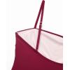 image:imageSUUKSESS Women Sexy One Piece Swimsuit Tummy Control Square Neck Bathing Suit154 Wine Red