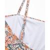 image:imageSUUKSESS Women Sexy One Piece Swimsuit Tummy Control Square Neck Bathing Suit154 Yellow Floral