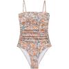 image:imageSUUKSESS Women Sexy One Piece Swimsuit Tummy Control Square Neck Bathing Suit154 Yellow Floral