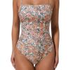 image:imageSUUKSESS Women Sexy One Piece Swimsuit Tummy Control Square Neck Bathing Suit154 Yellow Floral