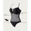 image:imageSUUKSESS Women Tummy Control One Piece Swimsuit Slimming Cut Out Bathing Suit163 Black