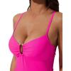 image:imageSUUKSESS Women Tummy Control One Piece Swimsuit Slimming Cut Out Bathing Suit163 Hot Pink