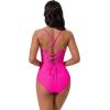 image:imageSUUKSESS Women Tummy Control One Piece Swimsuit Slimming Cut Out Bathing Suit163 Hot Pink