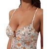 image:imageSUUKSESS Women Tummy Control One Piece Swimsuit Slimming Cut Out Bathing Suit163 Yellow Floral