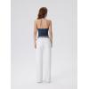 image:imageSUUKSESS Women Halter Padded Tank Tops Double Lined Backless Summer Going Out TopsNavy Blue